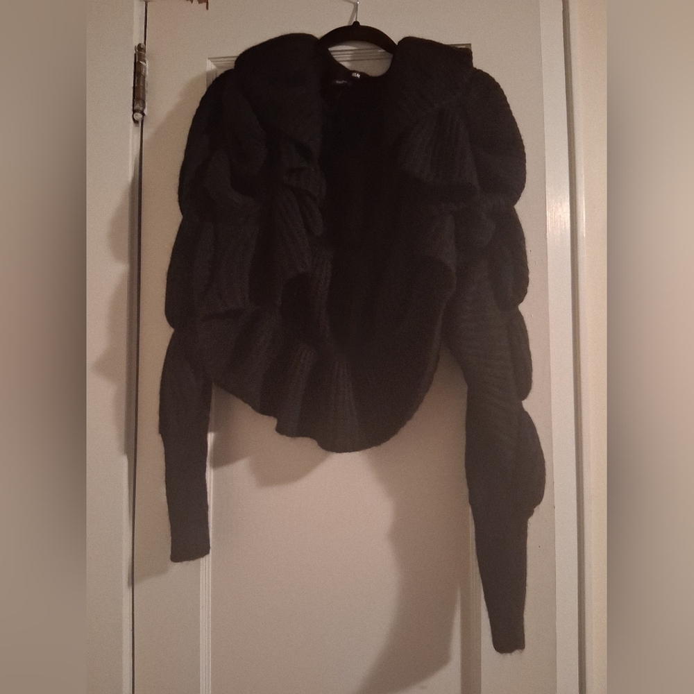 Black H and M Sweater Cardigan